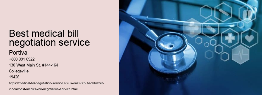 best medical bill negotiation service