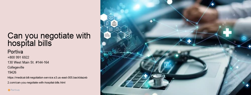 can you negotiate with hospital bills