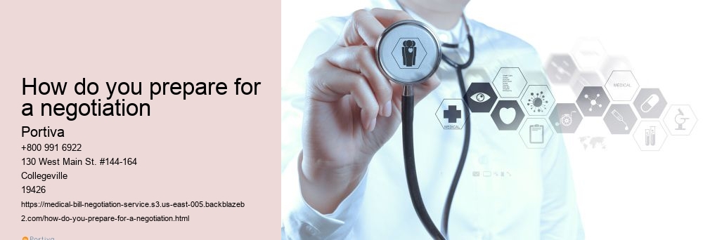 How do you prepare for a negotiation