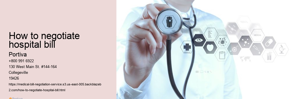 how to negotiate hospital bill