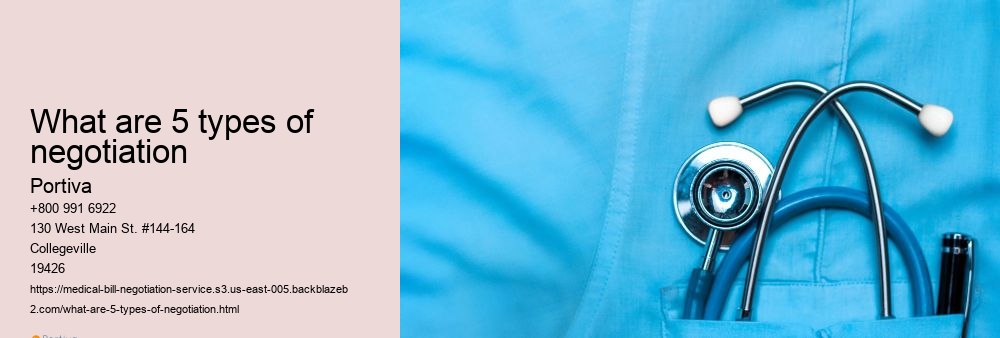 What are 5 types of negotiation