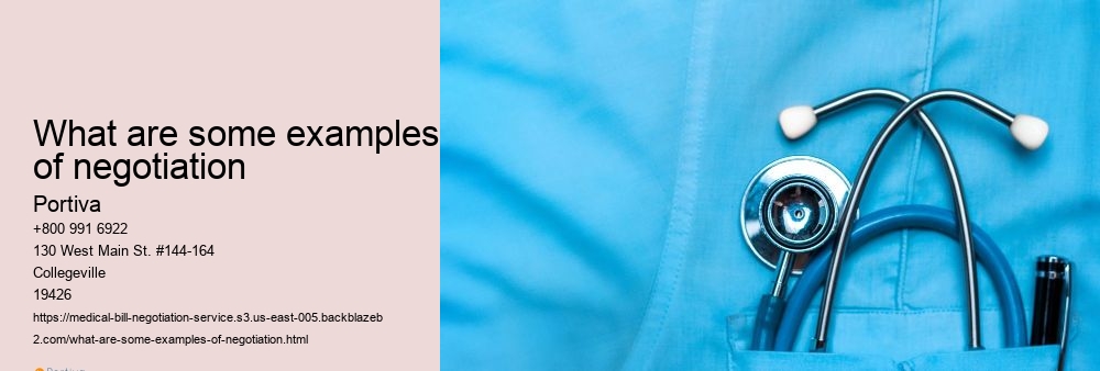 What are some examples of negotiation