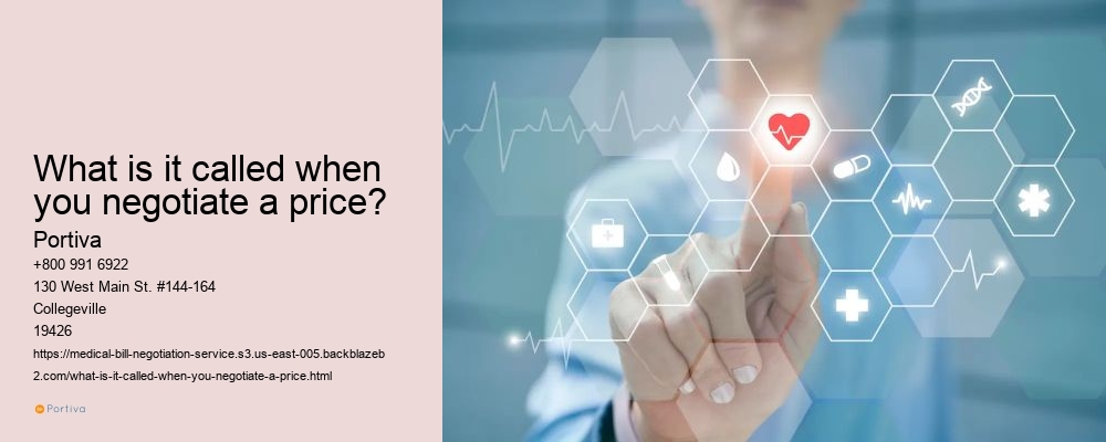 What is it called when you negotiate a price?